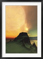 Framed Cosmic landscape on another world