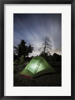 Framed Camping under the clouds and stars in Cleveland National Forest, California