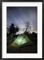 Framed Camping under the clouds and stars in Cleveland National Forest, California