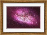 Framed huge nebula contains millions of stars and planets