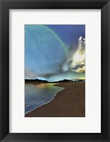 Framed Beautiful skies shine down on this cosmic seascape