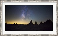 Framed Milky Way over Trona Pinnacles Trona, California