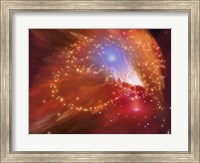 Framed Orange Nebula