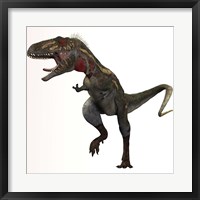 Framed Nanotyrannus dinosaur