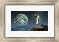Framed Aquarius is the eleventh astrological sign of the Zodiac