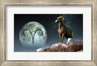 Framed Aries is the first astrological sign of the Zodiac
