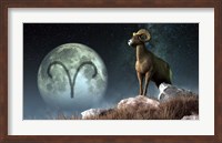 Framed Aries is the first astrological sign of the Zodiac