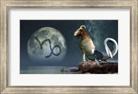Framed Capricorn is the tenth astrological sign of the Zodiac