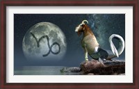 Framed Capricorn is the tenth astrological sign of the Zodiac