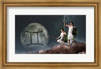 Framed Gemini is the third astrological sign of the Zodiac