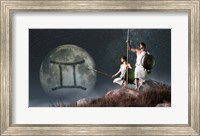 Framed Gemini is the third astrological sign of the Zodiac