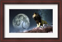 Framed Leo is the fifth astrological sign of the Zodiac