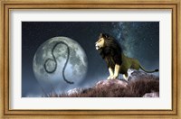 Framed Leo is the fifth astrological sign of the Zodiac