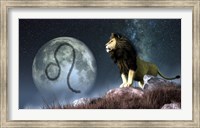 Framed Leo is the fifth astrological sign of the Zodiac