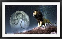 Framed Leo is the fifth astrological sign of the Zodiac