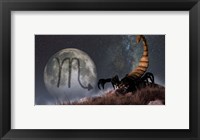 Framed Scorpio is the eighth astrological sign of the Zodiac