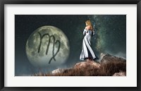 Framed Virgo is the sixth astrological sign of the Zodiac