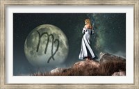 Framed Virgo is the sixth astrological sign of the Zodiac