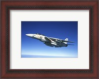 Framed US Navy F-14A Tomcat in flight