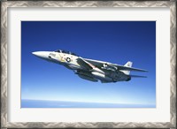 Framed US Navy F-14A Tomcat in flight