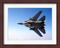 Framed F-14A Tomcat with missile armament