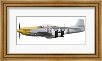 Framed P-51D Mustang, nicknamed Ferocious Frankie