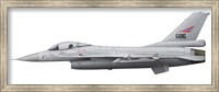 Framed General Dynamics F-16A Fighting Falcon of the Royal Norwegian Air Force