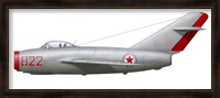 Framed MiG-15bis of the North Korean Air Force