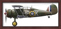 Framed Gloster Gladiator Mk II