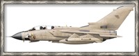 Framed Illustration of a Panavia Tornado GR1 with Gulf War markings