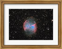 Framed M27 the Dumbbell nebula
