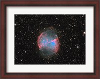 Framed M27 the Dumbbell nebula