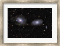 Framed Gravitionaly distorted Galaxies NGC 3169 and NGC 3166