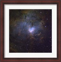 Framed NGC 1491, an emission nebula in the constellation of Perseus