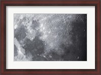 Framed Close up view of the Moon