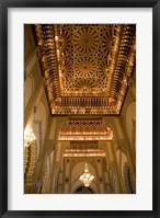 Framed Gold Ceiling, Hassan II Mosque, Casablance, Morocco