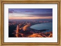 Framed MOROCCO, AGADIR, Boulevard Mohammed V, Coastline