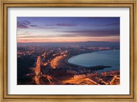 Framed MOROCCO, AGADIR, Boulevard Mohammed V, Coastline