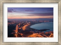 Framed MOROCCO, AGADIR, Boulevard Mohammed V, Coastline