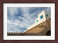 Framed MOROCCO, ESSAOUIRA, City Walls, Moorish Architecture