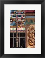 Framed Indian Temple, Port Louis, Mauritius