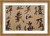 Framed Ming Dynasty scrolls, Shanghai Museum, Shanghai, China