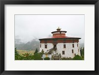 Framed Kichu Lhakhang Dzong, Paro, Bhutan