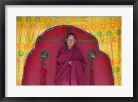 Framed Monks in Sakya Monastery, Tibet, China