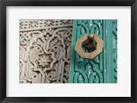 Framed Morocco, Islamic courts, Moorish Architecture