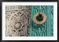 Framed Morocco, Islamic courts, Moorish Architecture