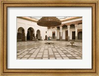 Framed Interior Courtyard, Musee de Marrakech, Marrakech, Morocco