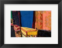 Framed Moroccan Fabric, Dades Gorge, Dades Valley, Morocco