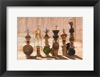 Framed Moroccan vases, Todra Gorge Area, Tinerhir, Morocco