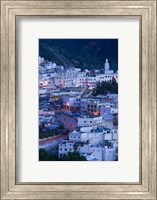 Framed Morocco Moulay, Idriss, Town View